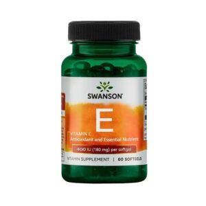 Swanson Vitamina E-400 - 60 Cápsulas blandas
