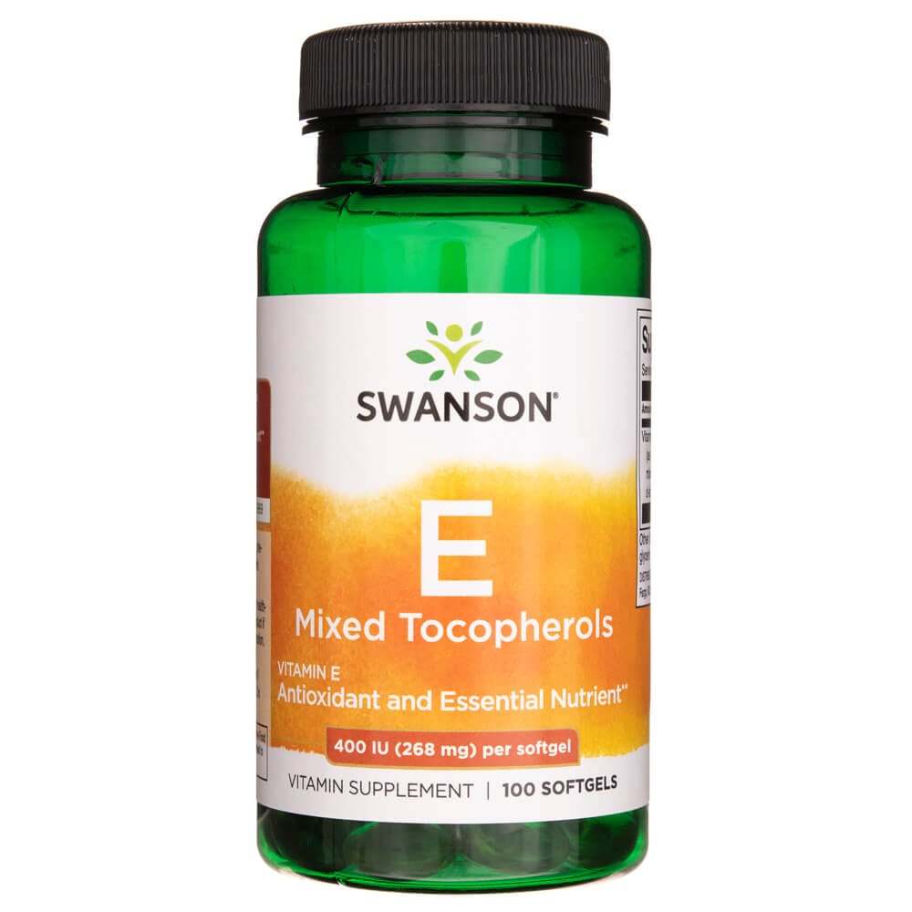 Swanson Vitamina E Mezcla de tocoferoles 400 UI - 100 cápsulas blandas