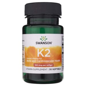 Swanson Vitamina K2 100 mcg - 30 Cápsulas blandas