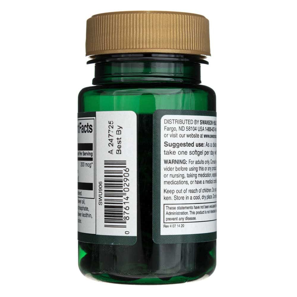 Swanson Vitamina K2 200 mcg - 30 Cápsulas blandas - Imagen 4