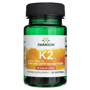 Swanson Vitamina K2 50 mcg - 30 Cápsulas blandas