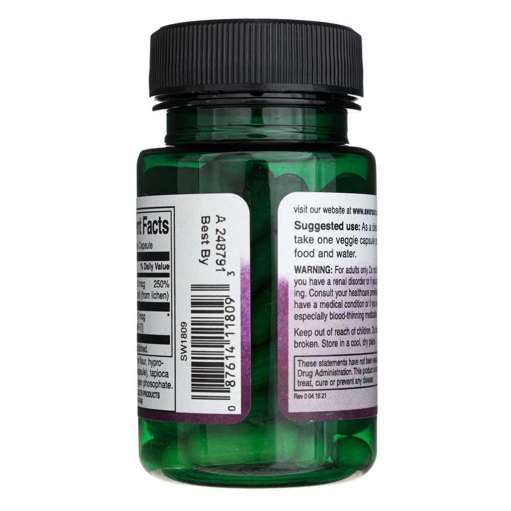 Swanson Vitaminas D3 y K2 - 60 cápsulas vegetales - Imagen 3