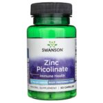 Swanson Picolinato de Zinc 22 mg - 60 Cápsulas