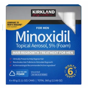 Kirkland Minoxidil 5% Foam Pack 6 x 60 ml